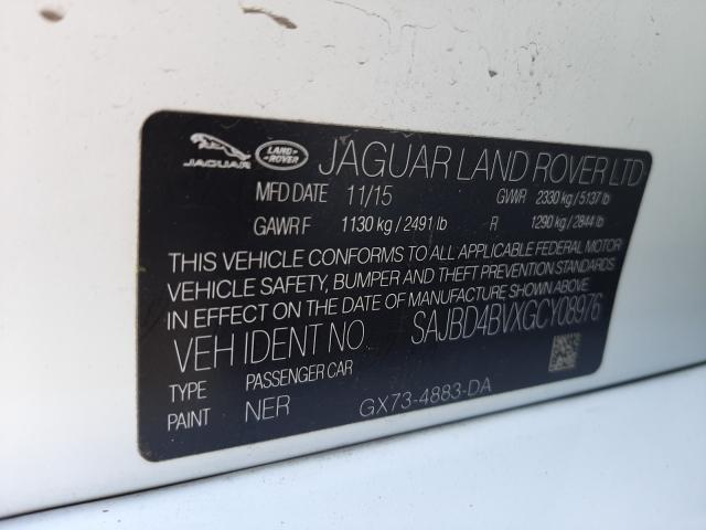 2016 JAGUAR XF PREMIUM SAJBD4BVXGCY08976