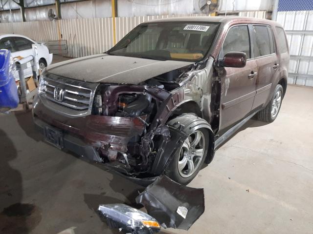 2013 HONDA PILOT EX 5FNYF4H49DB034610