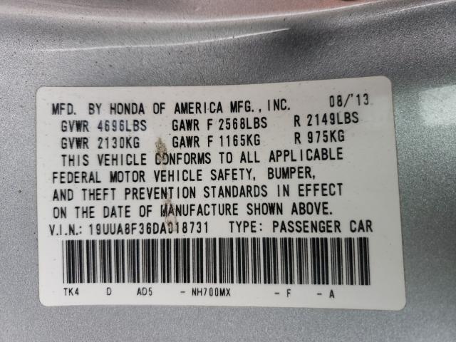 2013 ACURA TL SE 19UUA8F36DA018731