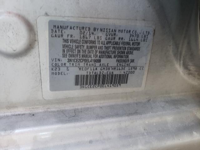 2014 NISSAN VERSA SV 3N1CE2CP0EL419059