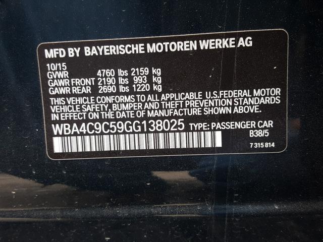 2016 BMW 428 XI GRA WBA4C9C59GG138025