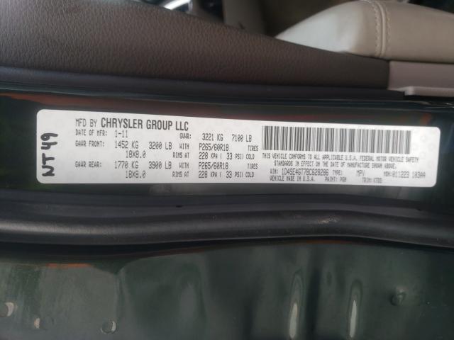 2011 DODGE DURANGO CR 1D4SE4GT7BC628286