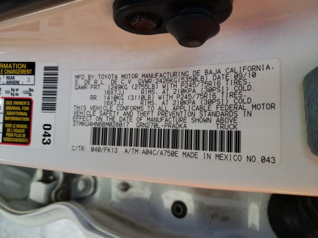 2011 TOYOTA TACOMA DOU - 3TMKU4HN6BM028017