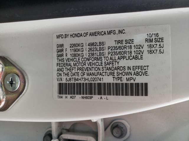 2017 ACURA RDX ADVANC 5J8TB4H73HL020741