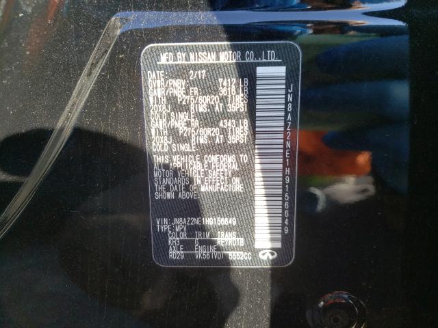 2017 INFINITI QX80 BASE JN8AZ2NE1H9156649