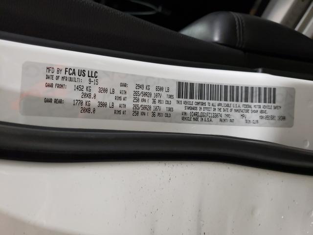 2015 DODGE DURANGO LI 1C4RDJDG1FC133074