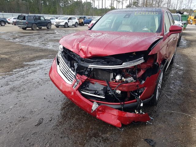2016 LINCOLN MKX RESERV 2LMTJ6LR8GBL37516