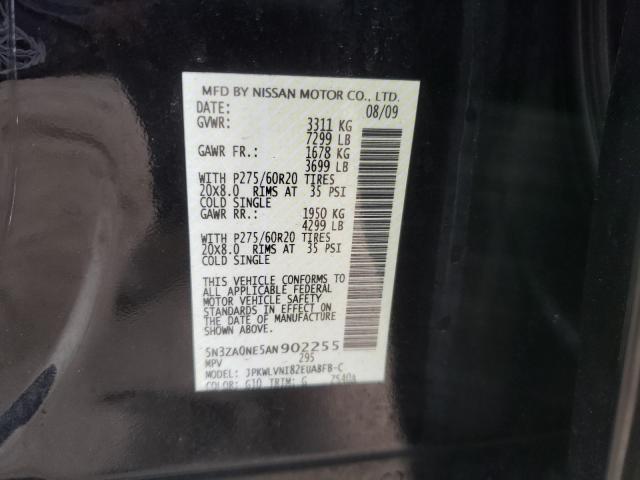 2010 INFINITI QX56 5N3ZA0NE5AN902255