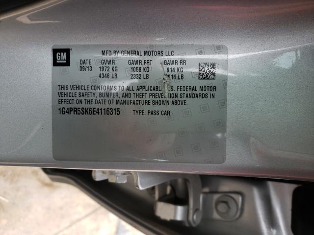 2014 BUICK VERANO CON 1G4PR5SK6E4116315