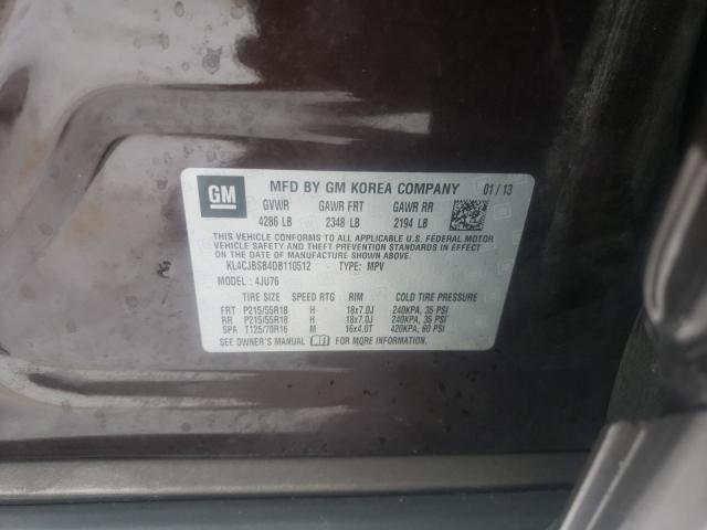2013 BUICK ENCORE CON KL4CJBSB4DB110512