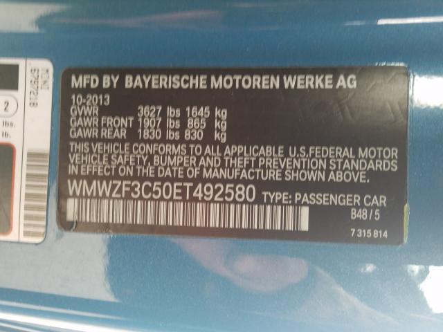2014 MINI COOPER CLU WMWZF3C50ET492580