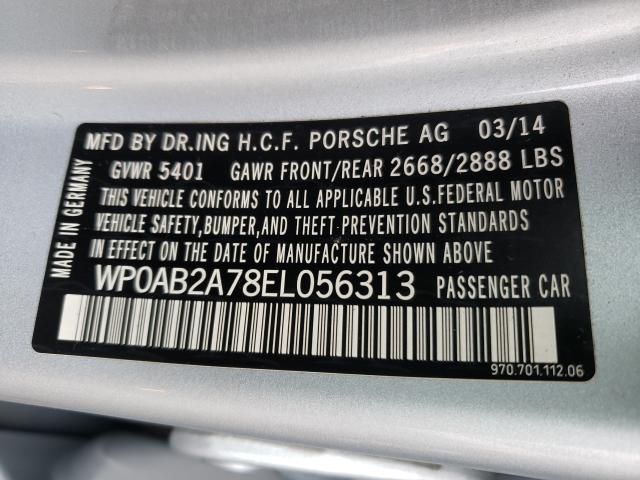 2014 PORSCHE PANAMERA S WP0AB2A78EL056313