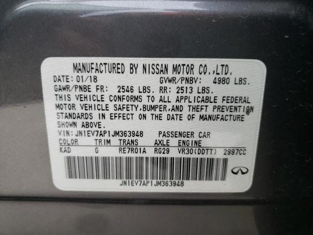 2018 INFINITI Q50 LUXE JN1EV7AP1JM363948