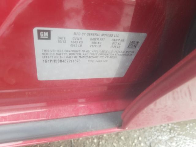 2014 CHEVROLET CRUZE ECO 1G1PH5SB4E7211373