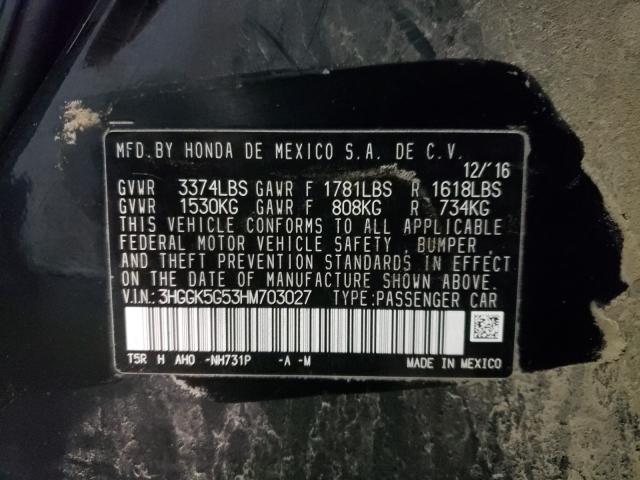 2017 HONDA FIT LX 3HGGK5G53HM703027