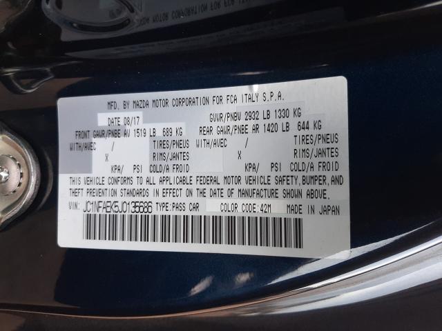 2018 FIAT 124 SPIDER JC1NFAEK5J0135686