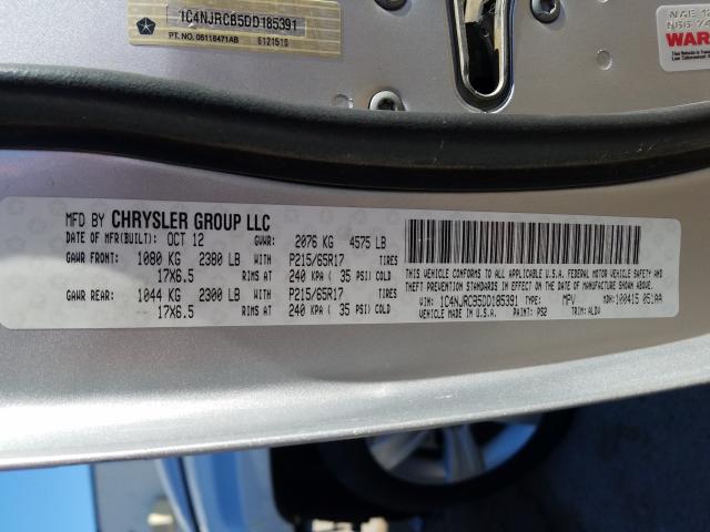 2013 JEEP PATRIOT LI 1C4NJRCB5DD185391