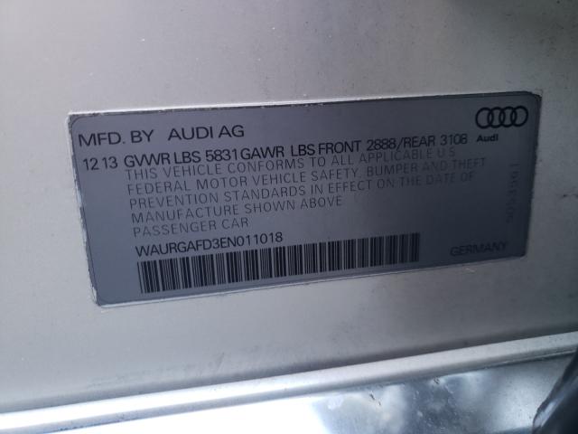 2014 AUDI A8 L QUATT WAURGAFD3EN011018
