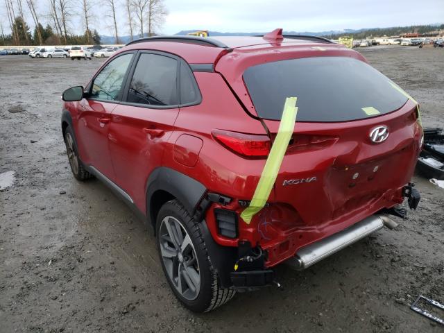 2020 HYUNDAI KONA LIMIT KM8K3CA5XLU546907