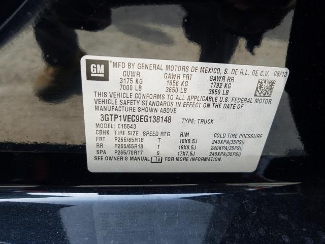 2014 GMC SIERRA C15 3GTP1VEC9EG138148