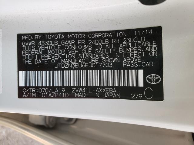 2015 TOYOTA PRIUS V JTDZN3EU6FJ017703