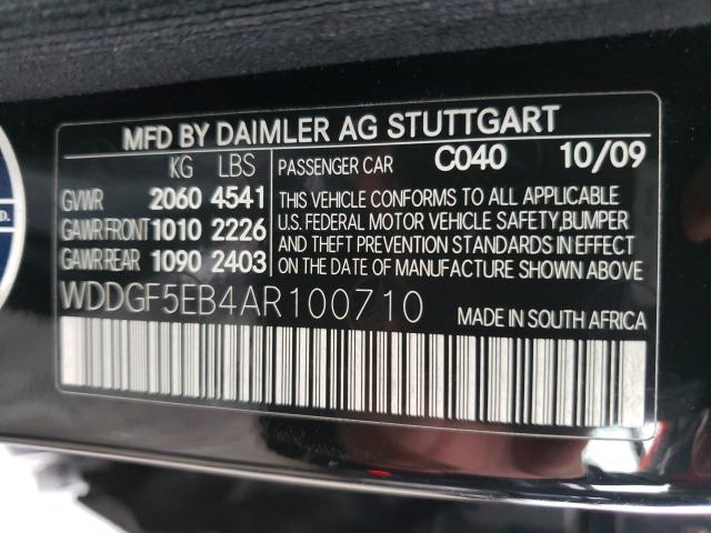 2010 MERCEDES-BENZ C 300 - WDDGF5EB4AR100710