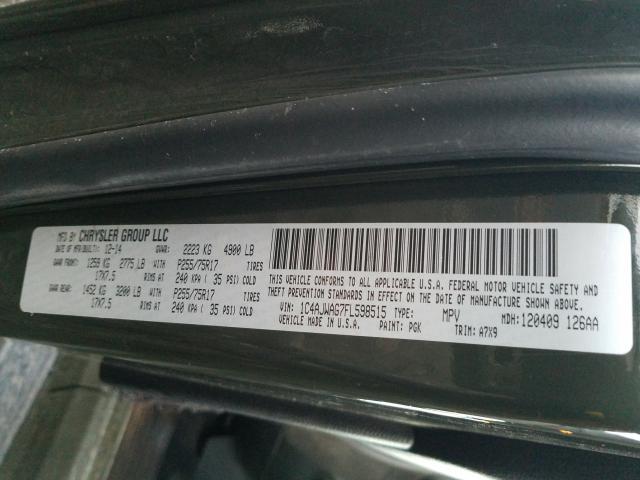 2015 JEEP WRANGLER S 1C4AJWAG7FL598515