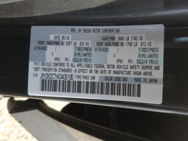 2019 MAZDA CX-3 TOURI JM1DKDC7XK0408195