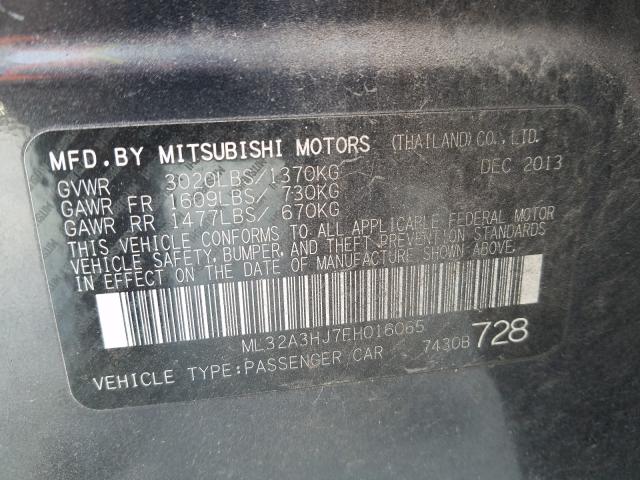 2014 MITSUBISHI MIRAGE DE ML32A3HJ7EH016065