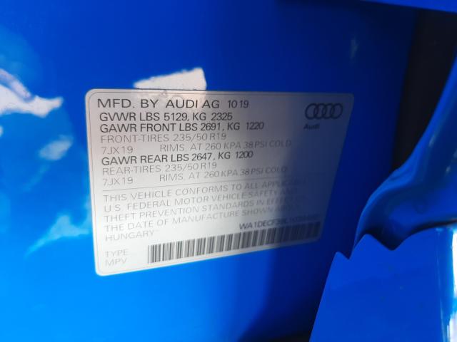 2020 AUDI Q3 PREMIUM WA1DECF39L1039460