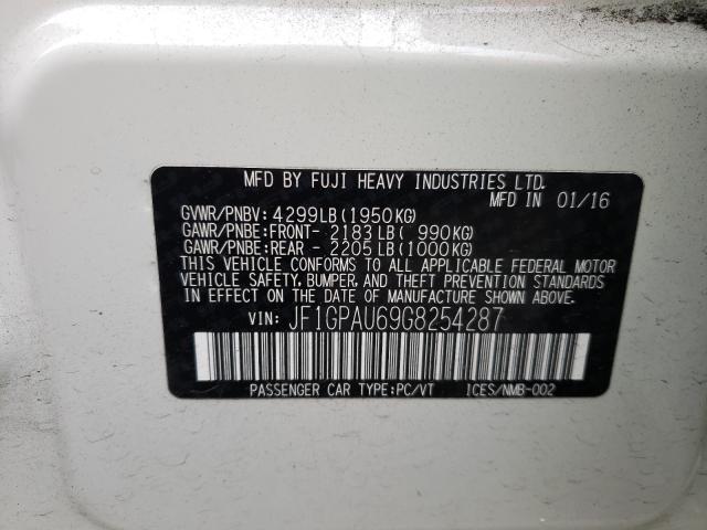 2016 SUBARU IMPREZA SP JF1GPAU69G8254287