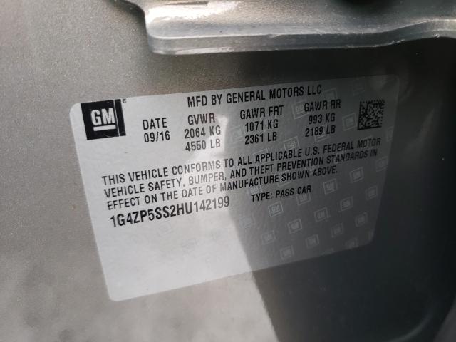 2017 BUICK LACROSSE E 1G4ZP5SS2HU142199