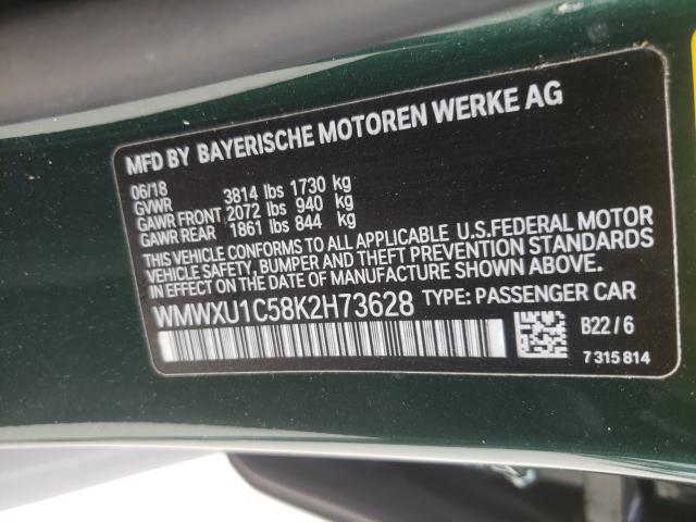 2019 MINI COOPER WMWXU1C58K2H73628