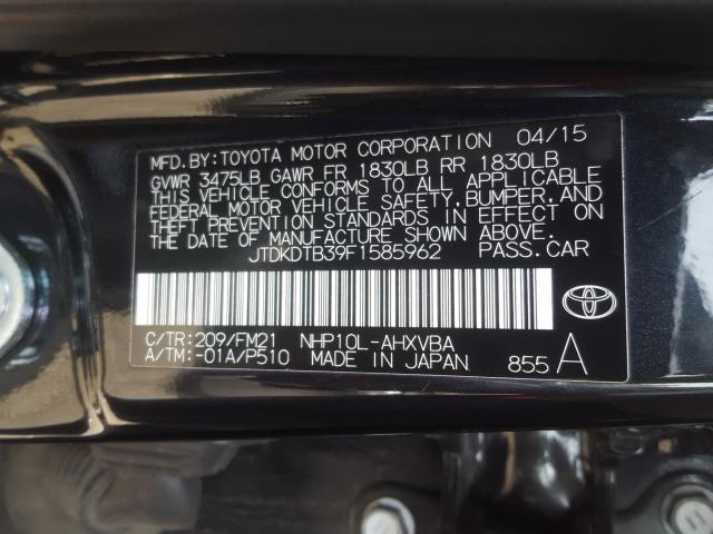 2015 TOYOTA PRIUS C JTDKDTB39F1585962