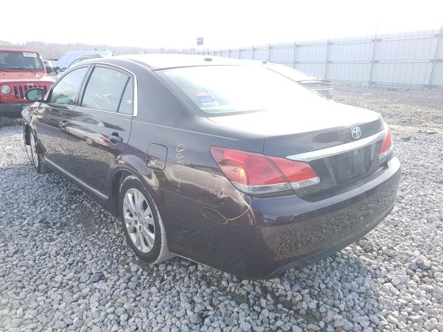 2011 TOYOTA AVALON BAS 4T1BK3DBXBU372193
