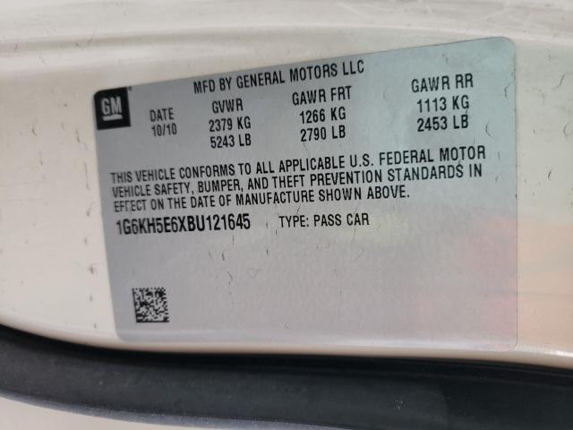 2011 CADILLAC DTS PREMIU 1G6KH5E6XBU121645