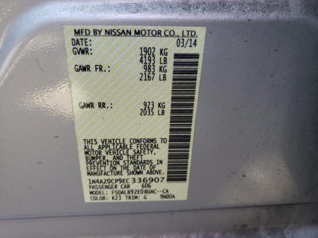 2014 NISSAN LEAF S 1N4AZ0CP9EC336907