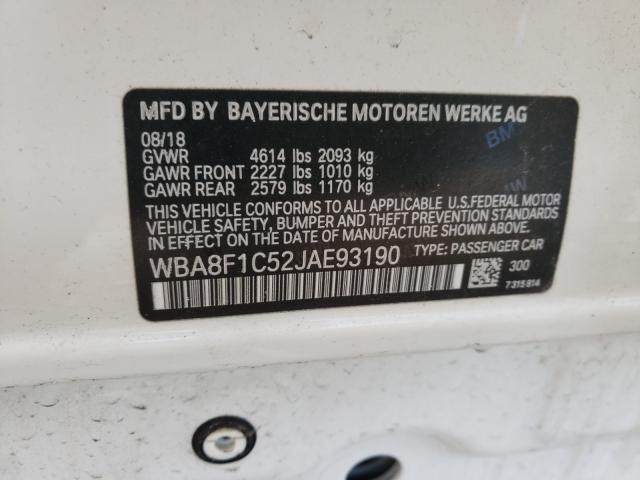 2018 BMW 328 D XDRI WBA8F1C52JAE93190