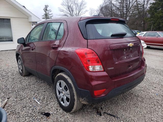 2017 CHEVROLET TRAX LS 3GNCJKSB8HL172755