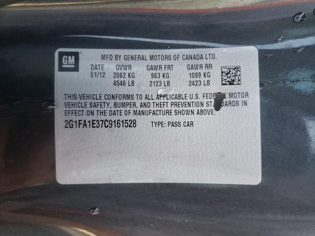 2012 CHEVROLET CAMARO LS 2G1FA1E37C9161528