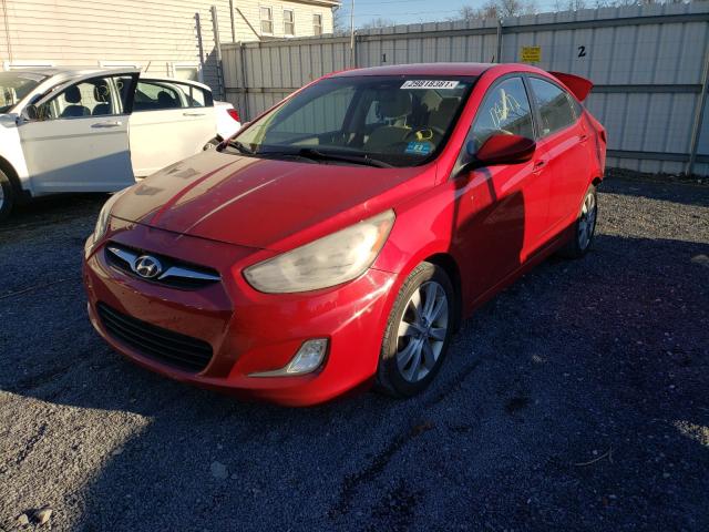 2013 HYUNDAI ACCENT GLS KMHCU4AE4DU318376