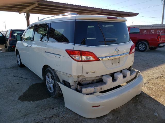 2013 NISSAN QUEST S JN8AE2KP7D9069088