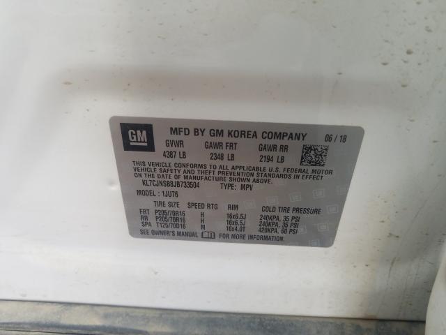 2018 CHEVROLET TRAX LS KL7CJNSB8JB733504