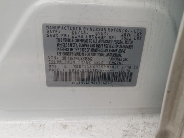 2018 NISSAN SENTRA 3N1AB7AP9JY336842