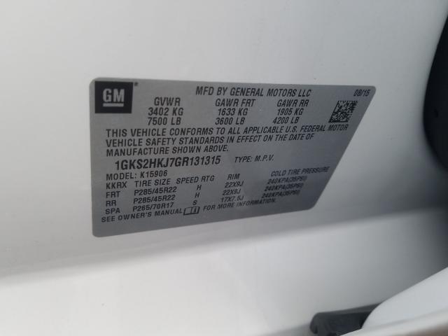 2016 GMC YUKON XL D 1GKS2HKJ7GR131315