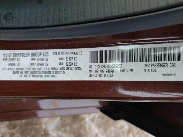 2013 CHRYSLER 200 LIMITE 1C3CCBCG6DN516255