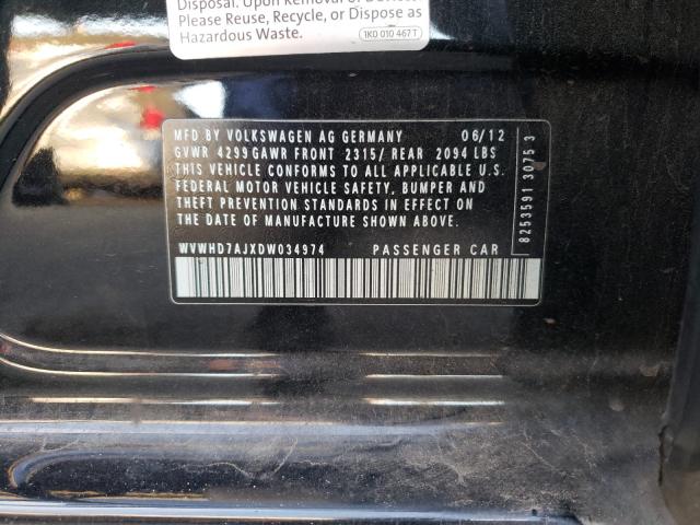 2013 VOLKSWAGEN GTI - WVWHD7AJXDW034974