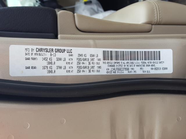 2014 JEEP GRAND CHER 1C4RJFBG6EC279588