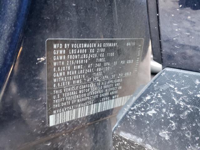 Volkswagen Tiguan 2015 -auction- 9