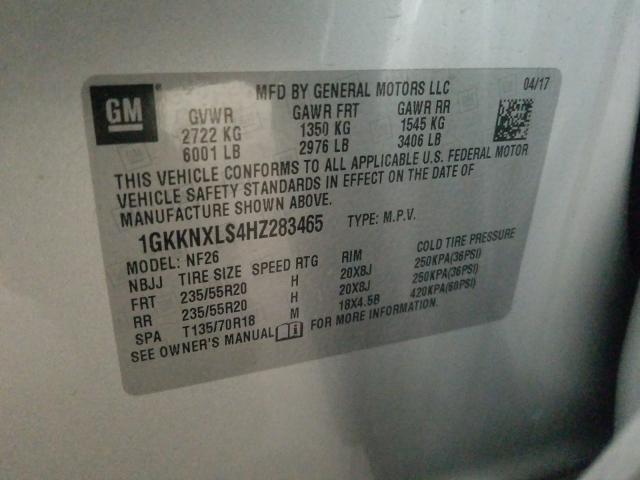 2017 GMC ACADIA DEN 1GKKNXLS4HZ283465